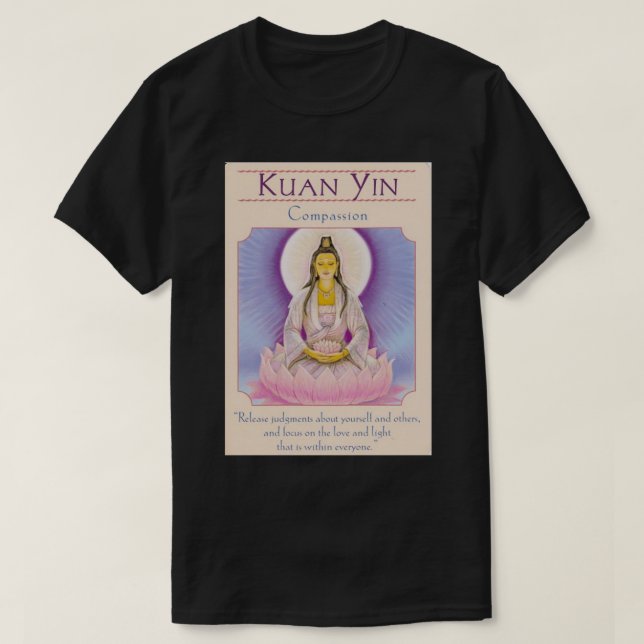 T-shirt Quan Yin Et Compassion (Design devant)