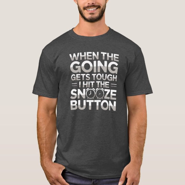 T-shirt Quand ça devient dur (Devant)