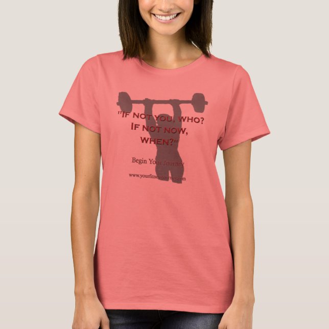 T-shirt Quand commenceras-tu ? (Devant)