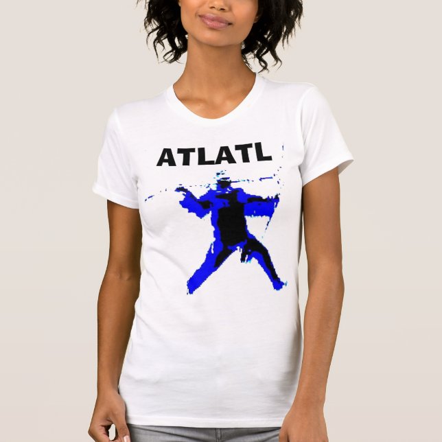 T-shirt quand des atlatls sont proscrits, (Devant)