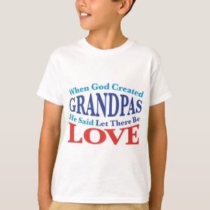 T-shirt Quand Dieu créa des papas