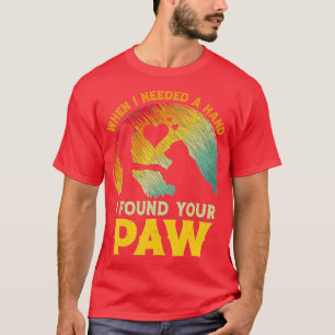T-shirt Quand J'Ai Besoin D'Une Main, J'Ai Trouvé Ton Amou