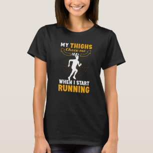 T-shirt Quand Je Commence À Courir Moitié Marathon Fitness