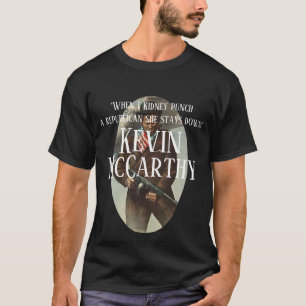 T-shirt "Quand je frappe un Républicain au rein, elle rest