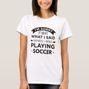 T-shirt Quand Je Jouais Au Football