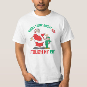 T-shirt Quand je me pense à vous touchez mon Elf