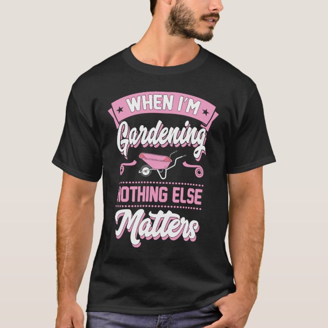 T-shirt Quand je ne fais rien d'autre, ça compte (Devant)