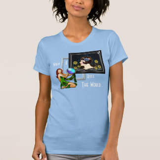 T-shirt Quand Je Régis Le Monde - Style Art Déco