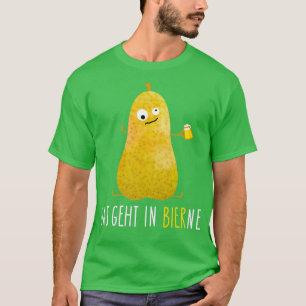 T-shirt Quand la bière va directement au poireau