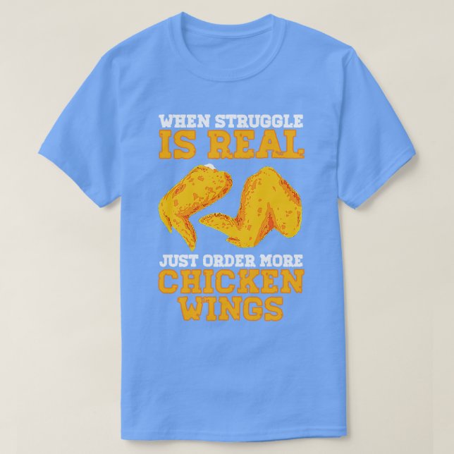T-shirt Quand La Lutte Est Réelle Juste Commander Plus Ail (Design devant)