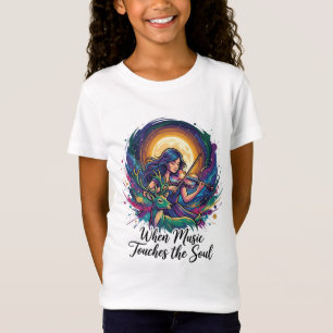 T-Shirt Quand la musique touche l'âme – L'art du violon