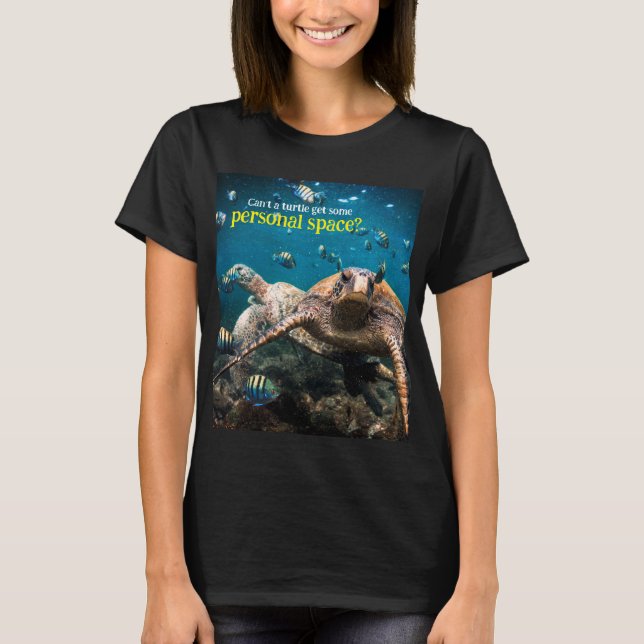 T-shirt Quand la vie devient dure, il suffit de continuer  (Devant)