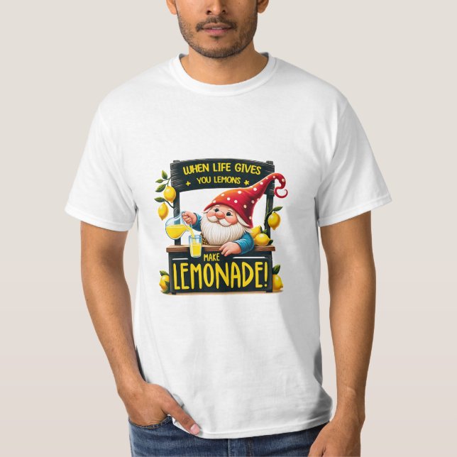 T-shirt Quand la vie vous donne citron faire la limonade (Devant)