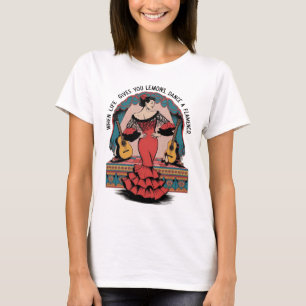 T-shirt Quand la vie vous donne des citrons, dansez un cad