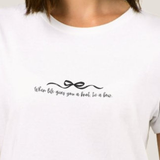 T-shirt Quand la vie vous donne un noeud, Cravate un T-shi