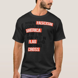 T-shirt Quand le fascisme arrive à l'Amérique Sticker