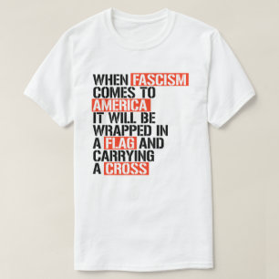 T-shirt Quand le fascisme arrive en Amérique
