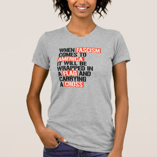 T-shirt Quand le fascisme arrive en Amérique
