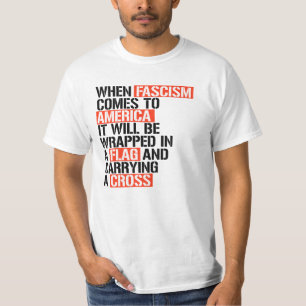 T-shirt Quand le fascisme arrive en Amérique