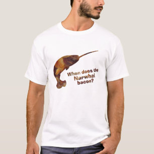 T-shirt Quand le narval lèche-t-il ?