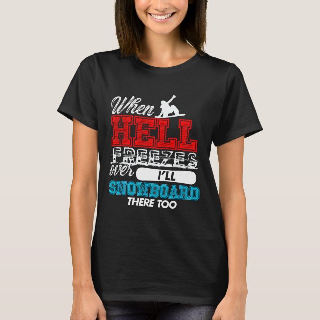 T-shirt Quand l'enfer gèle (Devant)