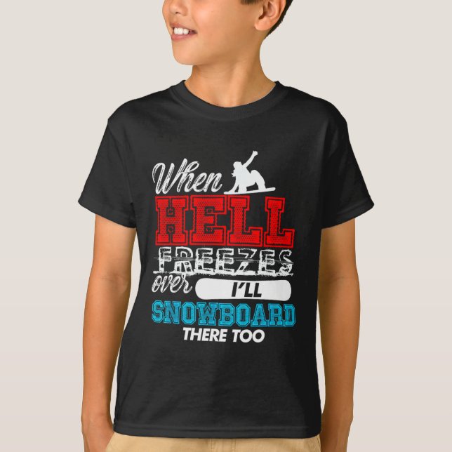 T-shirt Quand l'enfer gèle (Devant)