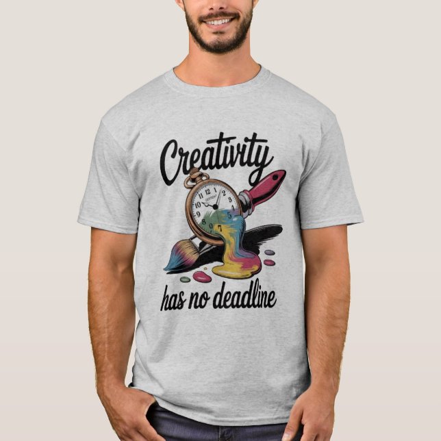 T-shirt Quand les heures deviennent des couleurs (Devant)