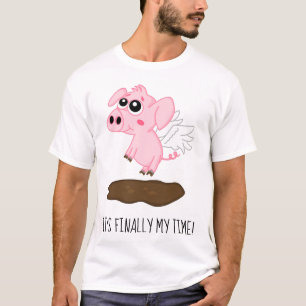 T-shirt Quand les porcs volent dans l'année du porc