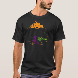 T-shirt Quand les sorcières vont équitation et les chats n