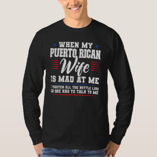 T-shirt quand ma femme de Porto Rico Porto Rico Puerto ric