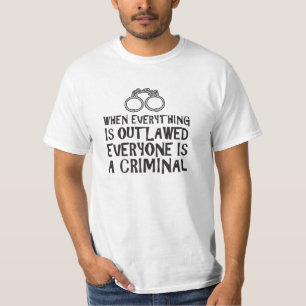 T-shirt Quand tout est proscrit (avec le graphique)