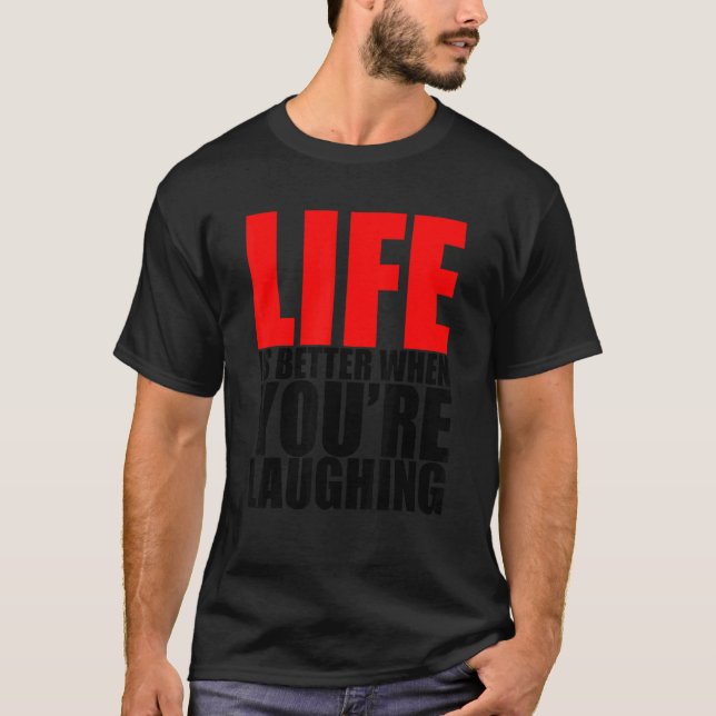 T-shirt Quand tu rires (Devant)
