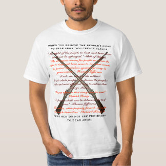 T-shirt Quand vous enlevez les personnes droites de
