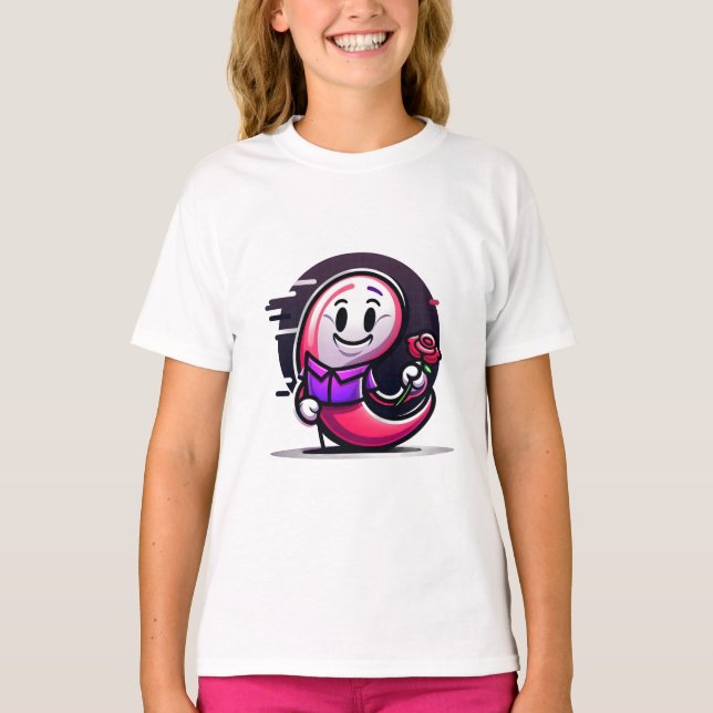 T-shirt "Quand vous essayez d'être lisse". (Devant)