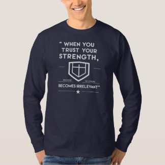T-shirt Quand vous gymnez une citation de motivation avec