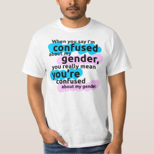 T-shirt Quand vous me dites suis confondu au sujet de mon
