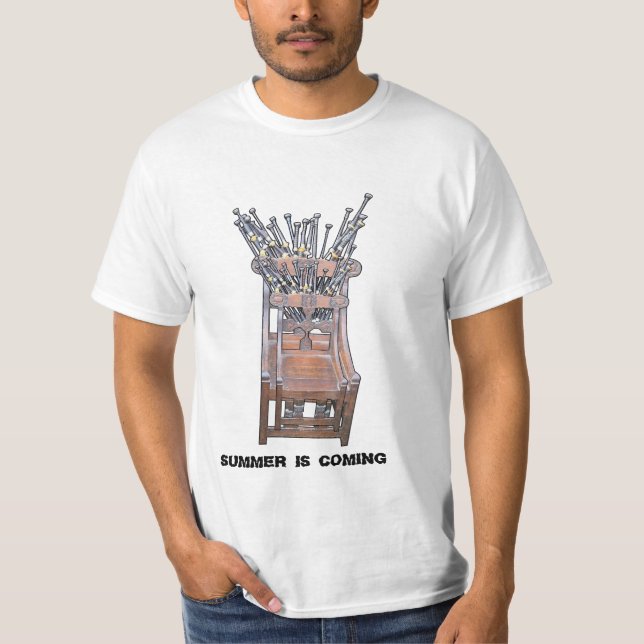 T-shirt Quand vous ne pouvez pas attendre la saison des tu (Devant)