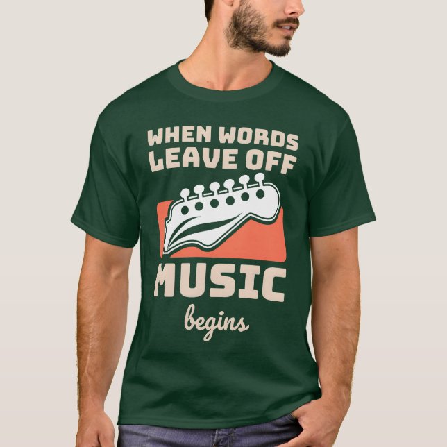 T-shirt Quand Word Leave Off drôle (Devant)