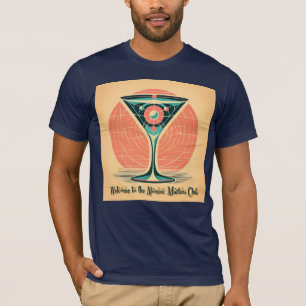 T-shirt Quantum Entanglement Atomic Martini Club Cocktail