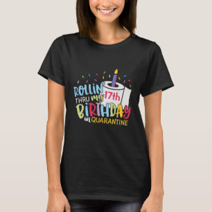 T-shirt Quarantaine Anniversaire Bougie De Papier Toilette