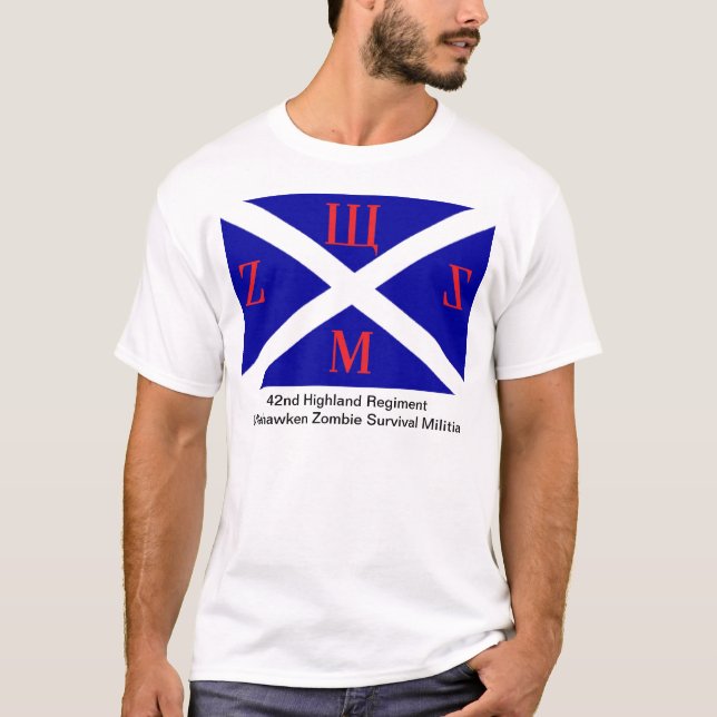 T-shirt quarante-deuxième Régiment des montagnes WZSM (Devant)