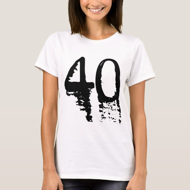 T-shirt quarantième Anniversaire (Devant)