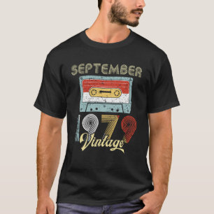 T-shirt Quarantième anniversaire enregistreur à cassette
