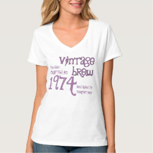 T-shirt quarantième Cadeau d'anniversaire Brew vintage 6
