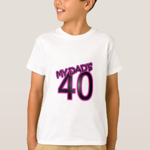 T-shirt Quarantième cadeaux d'anniversaire du papa