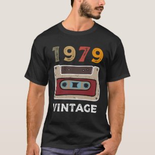 T-shirt quarantième Cru 1979 de cadeau d'anniversaire -