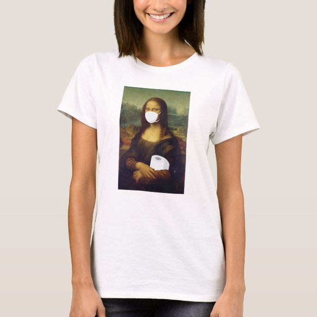 T-shirt Quarantine Mona Lisa (Devant)