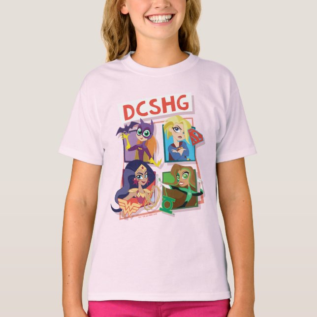 T-shirt Quartet Filles DC Super Hero (Devant)