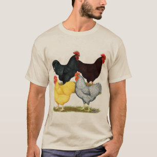 T-shirt Quartet lourd de poulet de coq