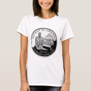 T-shirt Quartier du district de Columbia de Faux Washingto